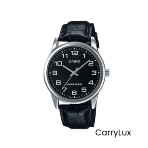 Casio Japan Enticer Black Dial Men's Watch- MTP-V001L-1B