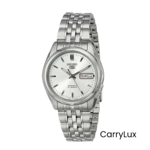 Seiko 5 Automatic Silver Dial 21 Jewels Men's Watch- SNK355K1