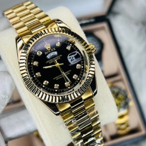 Premium Quality Watches Carry F Golden Black