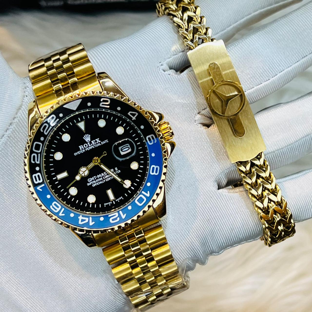 Premium Quality Party Diver Style Watches & Bracelet Combo