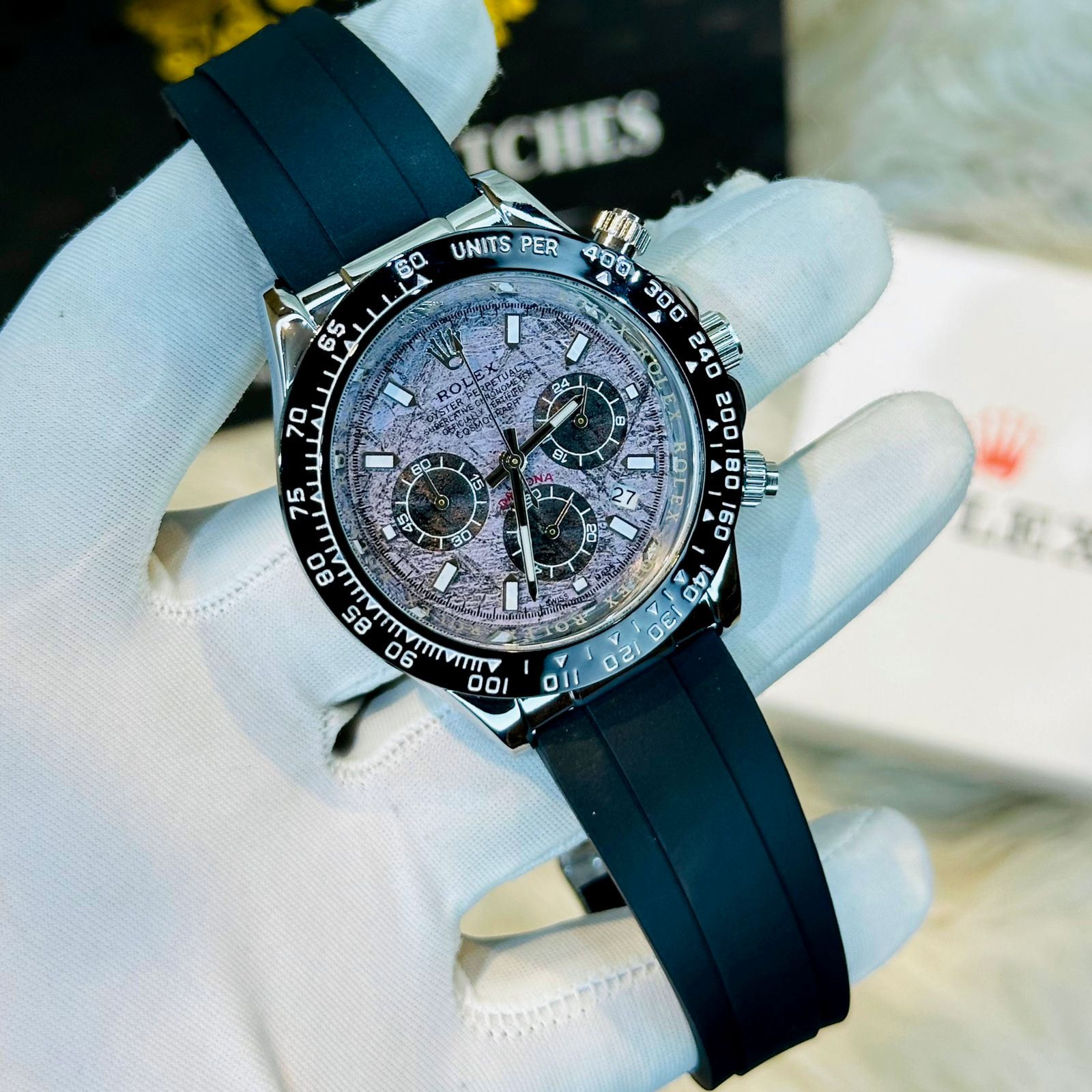 Premium Quality Racing Chronograph Spider Belt Watches