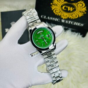 Premium Quality Arabian Silver Green Watches