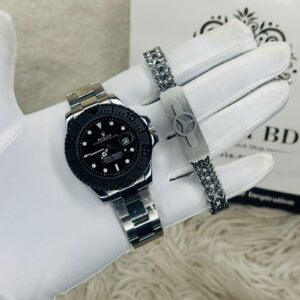 Luxury Sport Watch & Designer Bracelet Combo